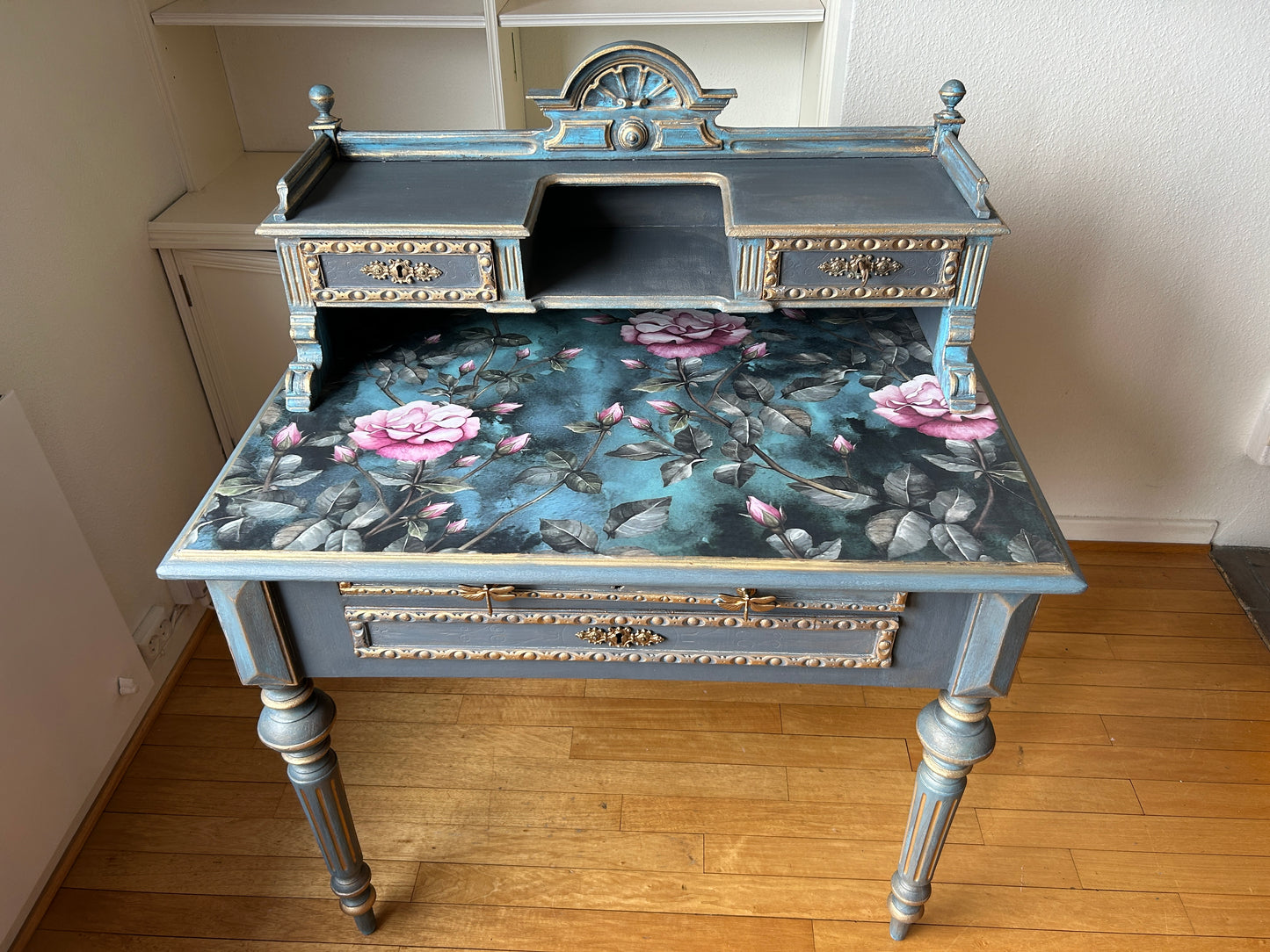 Vintage Secretary Table