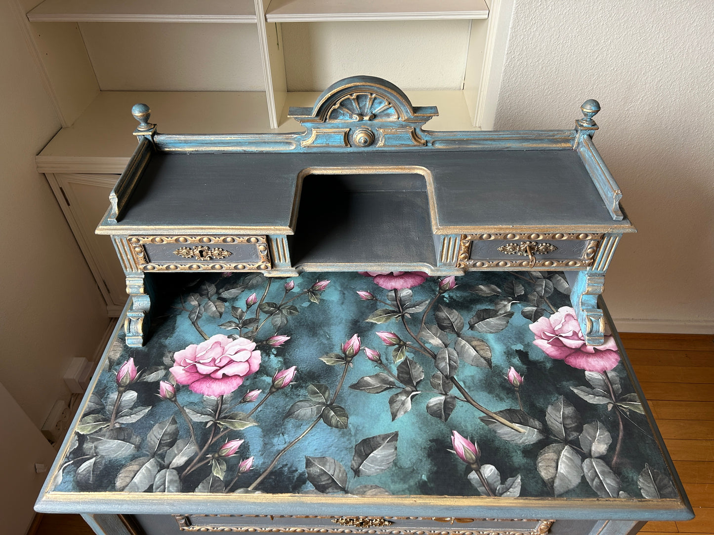 Vintage Secretary Table