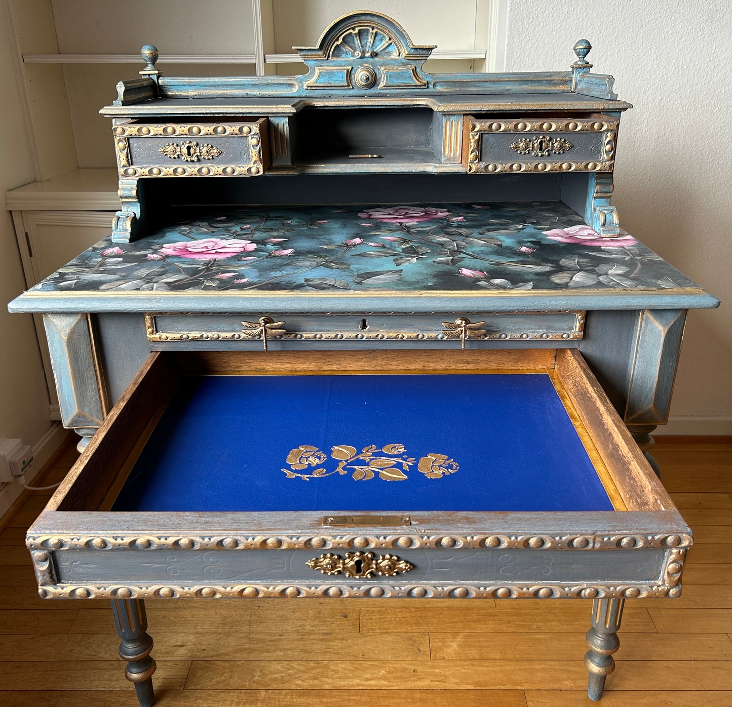 Vintage Secretary Table