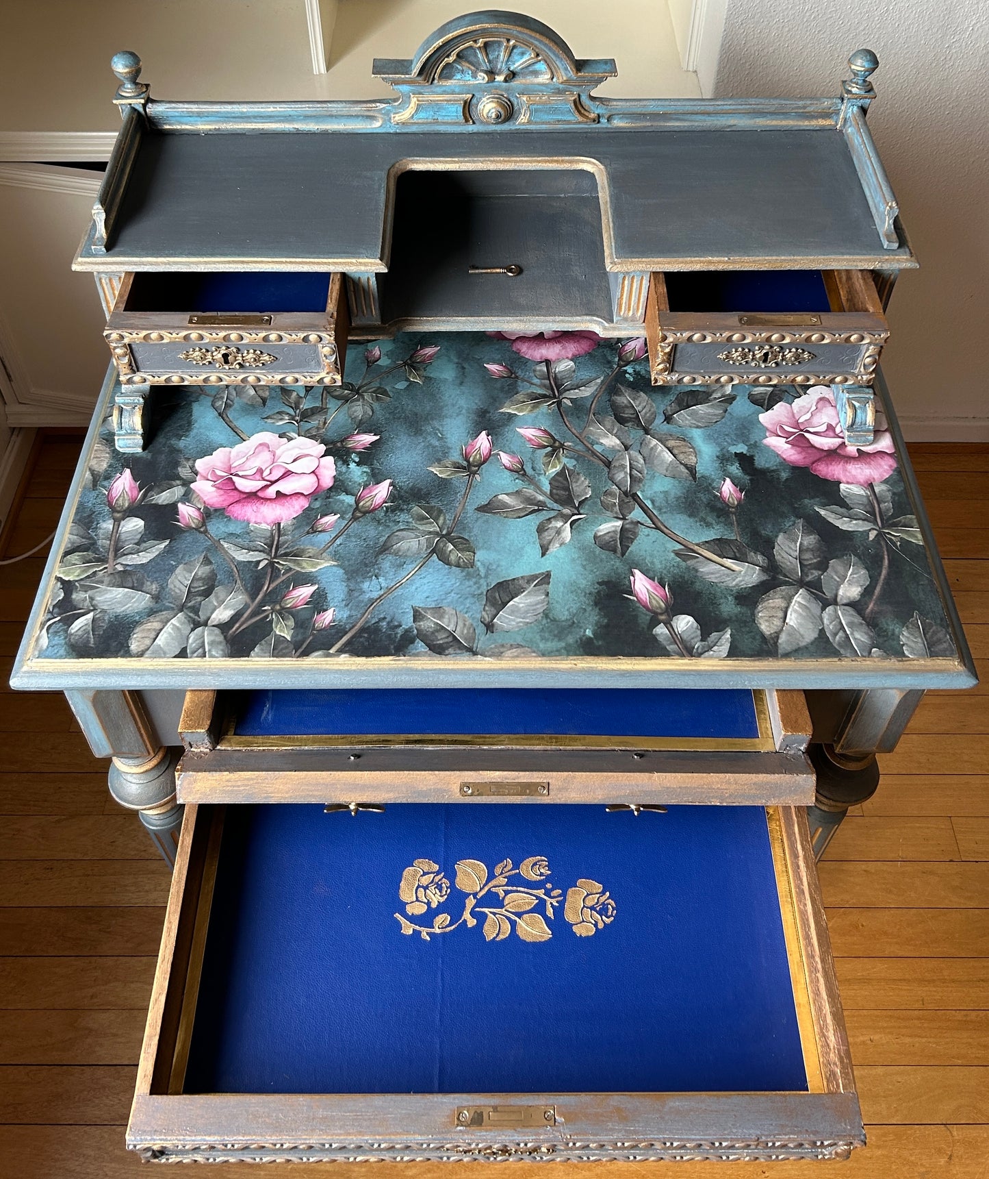 Vintage Secretary Table