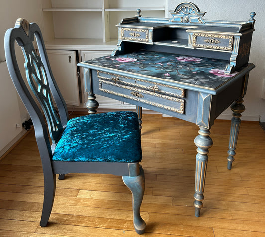 Vintage Secretary Table